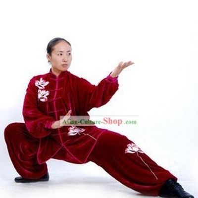Winter Kung Fu Master Martial Arts Silk Uniforms