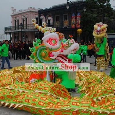 Southern Style Competition and Parade Dragon Dancing Costumes Complete Set