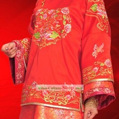 Chinese Classic Ceremonial Wedding Dress for Women