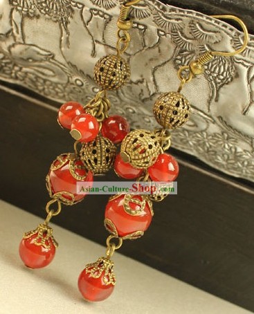 Chinese Classic Wedding Earrings for Brides