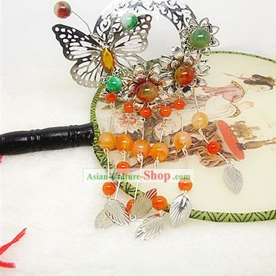 Traditional Chinese Handmade Butterfly Hair Jewelry