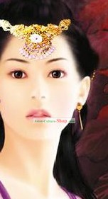 Ancient Chinese Handmade Forehead Jewelry
