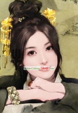 Chinese Classic Handmade Hair Comb