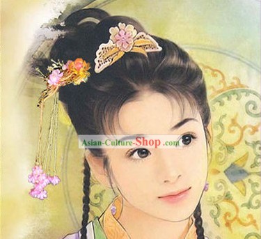 Ancient Style Chinese Flower Hairpin