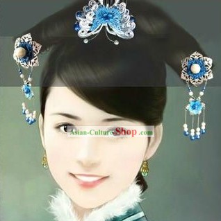 Chinese Classic Handmade Flower Hairpin