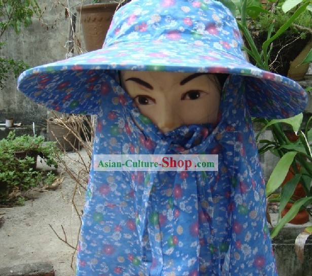 Traditional Chinese Farmer Sun Bonnet