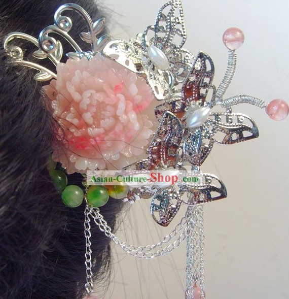 Traditional Chinese Handmade Jade Hair Accessories