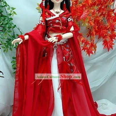 Chinese Classic Wedding Dress and Hair Accessories for Brides