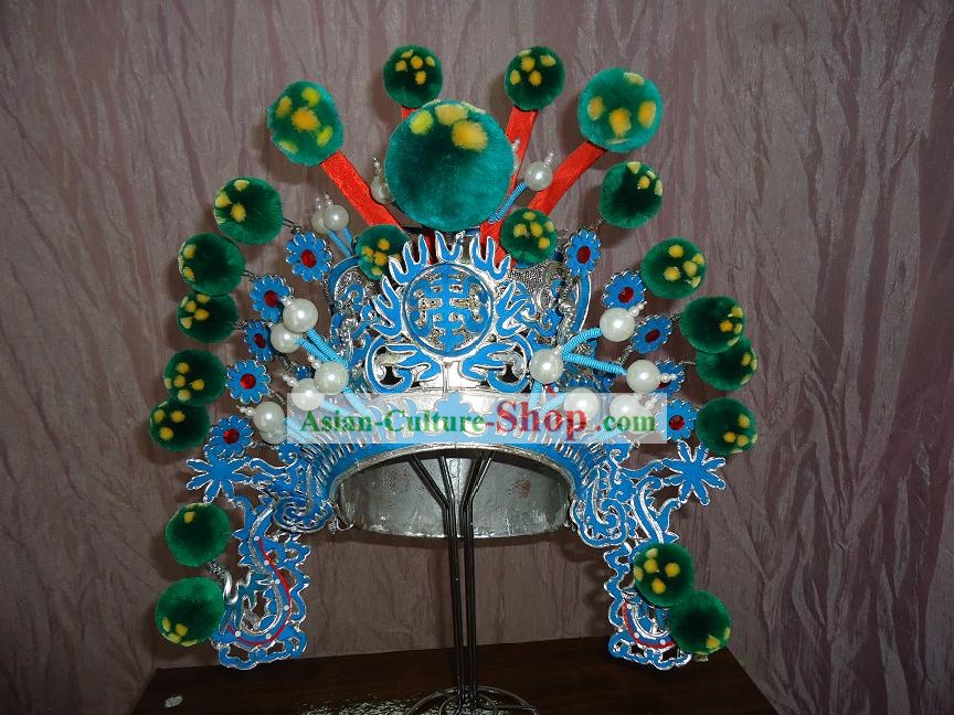 Chinese Peking Opera General Hat