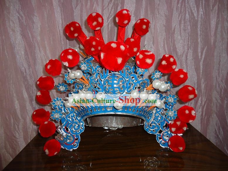 Chinese Classic Beijing Opera General Hat