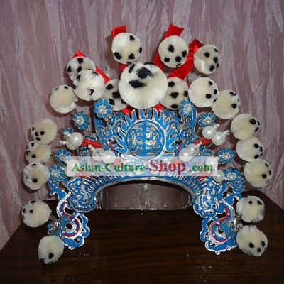 Chinese Classic Beijing Opera Male General Hat
