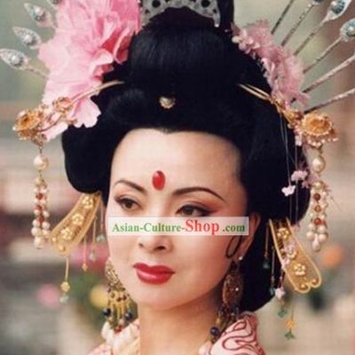 Tang Dynasty Yang Yuhuan Headpiece Set