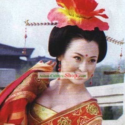Ancient Style Tang Dynasty Yang Yuhuan Beauty Headpiece Set