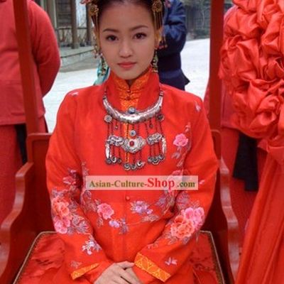 Traditional Chinese Wedding Headpiece for Brides