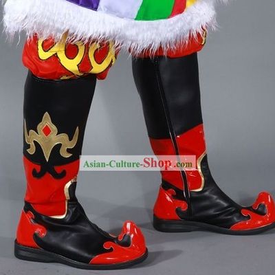 Chinese Classic Mongolian Boots for Men