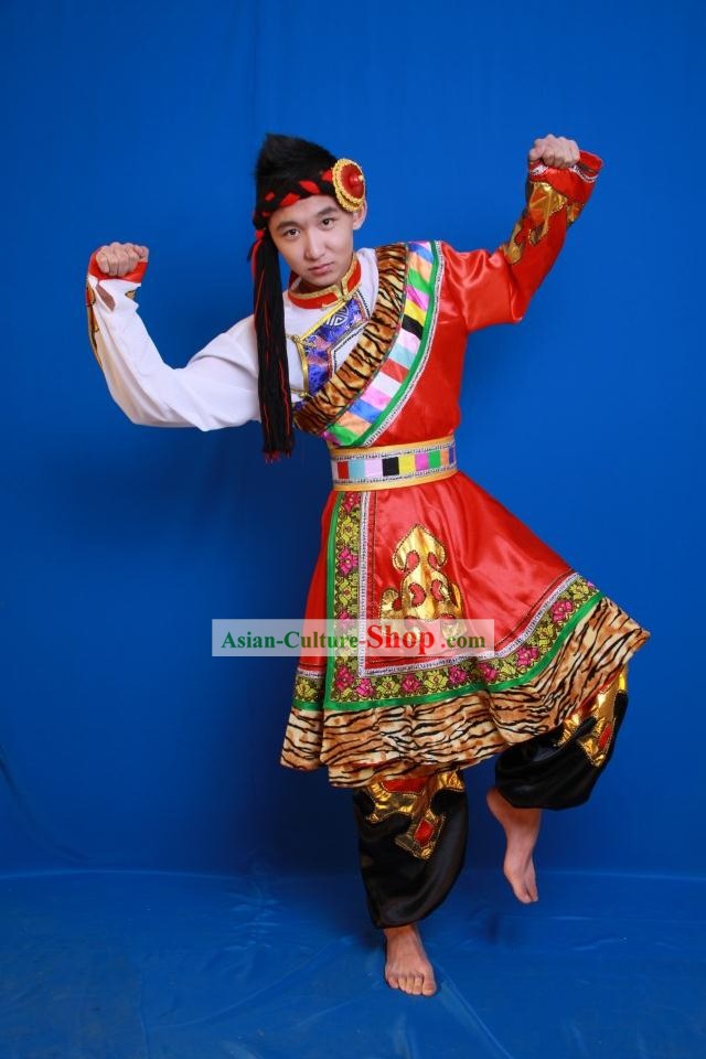 Tibetan Clothing and Wig for Men
