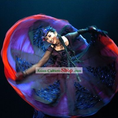 Chinese Folk Minority Dance Costumes