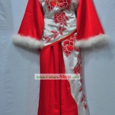 Traditional Chinese Yangge Fan Dance Costumes