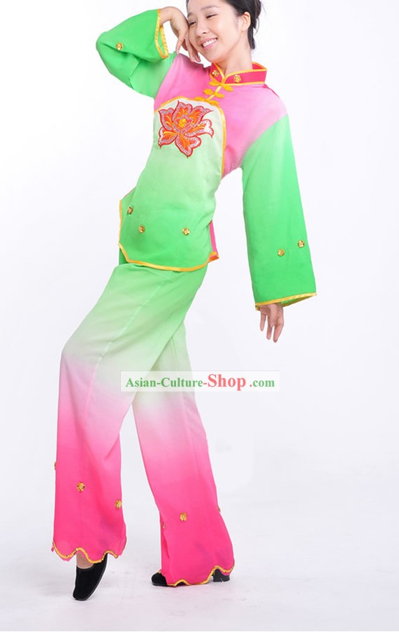 Chinese Folk Dance Uniform for Women