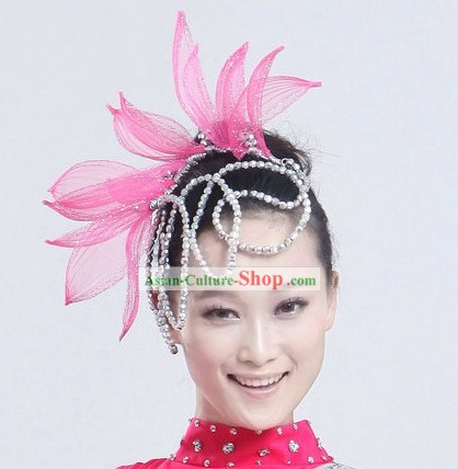 Chinese Fan Dance Headpiece for Women