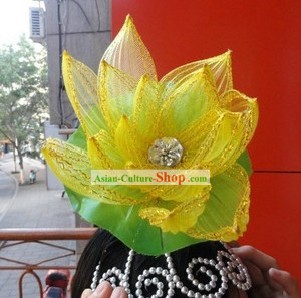 Chinese Fan Dance Headpiece for Women