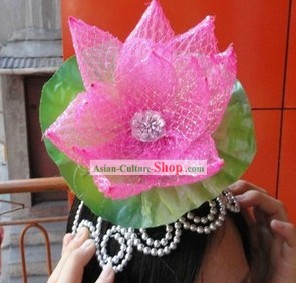 Chinese Lotus Dance Headpiece for Women