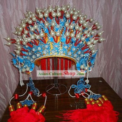 Chinese Peking Opera Butterfly Phoenix Crown for Women