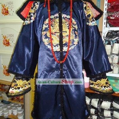 Ancient Chinese Highness Princess Clothing and Coronet Complete Set