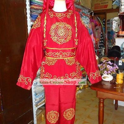 Chinese Peking Opera Solider Costumes Full Set
