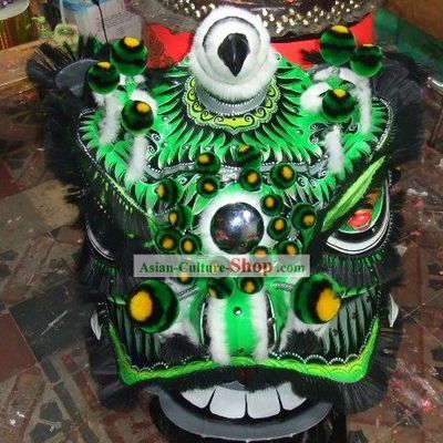 Traditional Chinese Zhang Fei Lion Head and Body Tail Complete Set