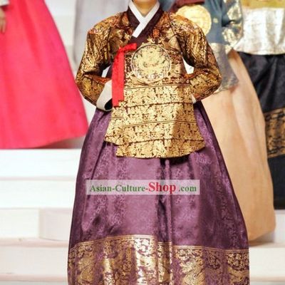 Ancient Korean Palace Empress Costumes Complete Set