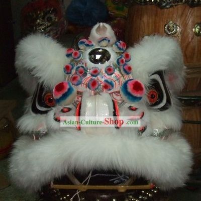 High School Students Size Sheep Fur Lion Dance Costume Complete Set