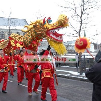 Peking Dragon Dance Equipment Complete Set