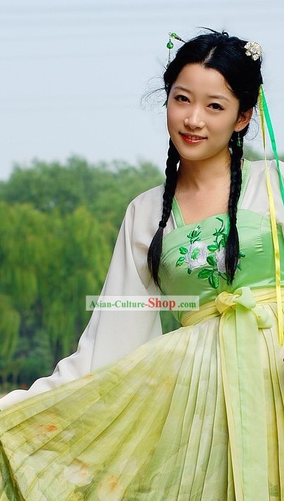 Ancient Chinese Palace Princess Clothing Complete Set for Women