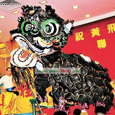 Folk FUT SAN Tiger Claw Pattern Lion Dance Costume Complete Set