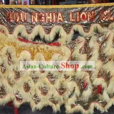 Long Sheep Fur Lion Dancing Body Set