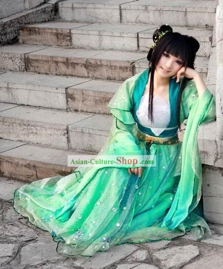 Ancient Chinese Fairy Costumes Complete Set