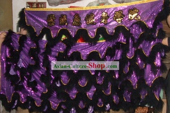 Black Sheep Fur Lion Dance Tail, Pants and Claws Set