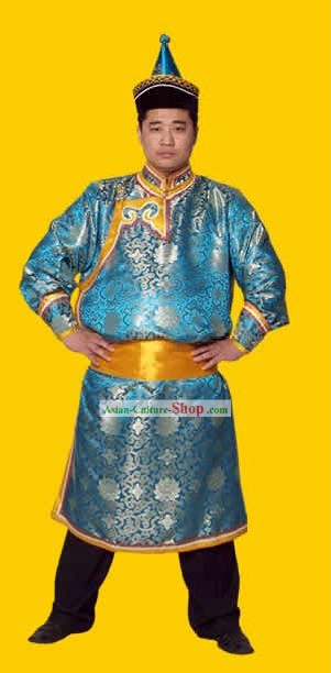 Mongolian Male Dance Suit and Hat