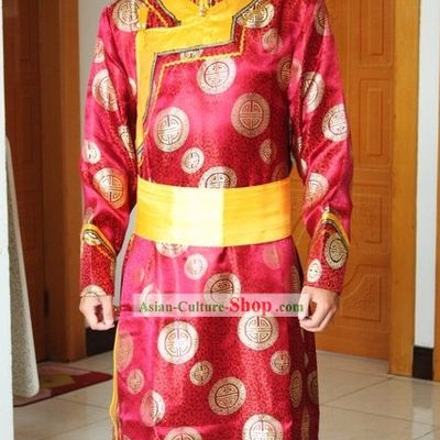 Traditional Chinese Wedding Toasting Phoenix Skirt Dress