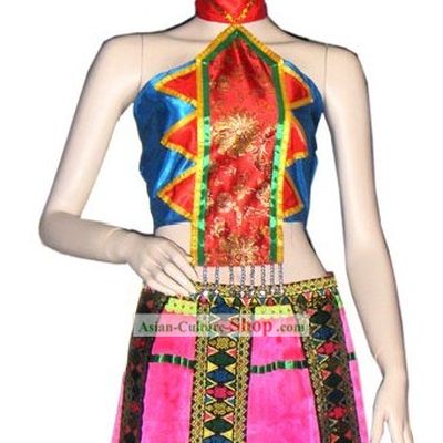 Traditional Chinese Minority Clothing and Hat