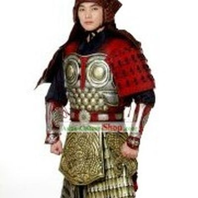 Ancient Chinese Fighter Armor Costumes and Helmet