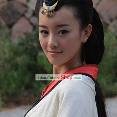 Ancient Han Dynasty Hair Accessories and Wig