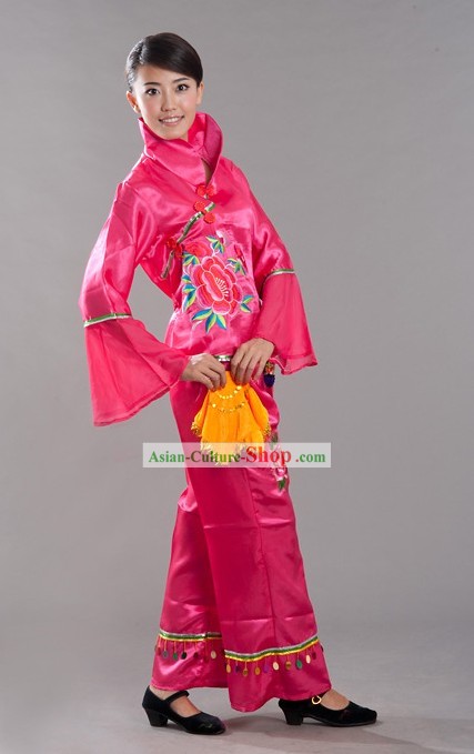 Folk Handkerchief Dance Costume for Women