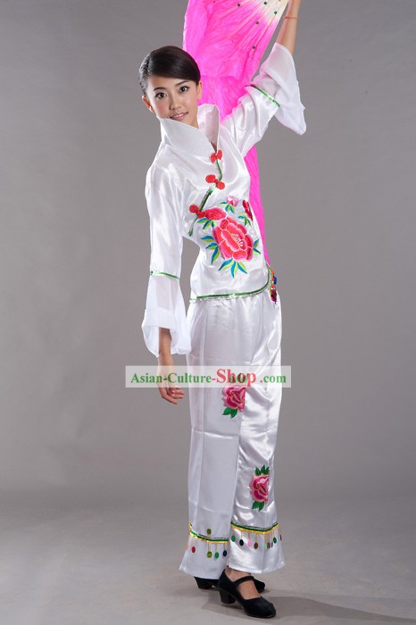 Peony Fan Dancing Costume for Women