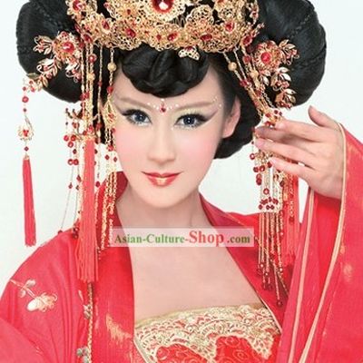 Ancient Wedding Princess Hair Accessories and Wig Set
