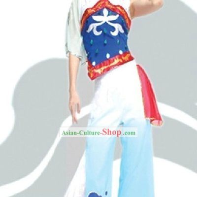 Traditional Chinese Han Ethnic Dance Costume for Women