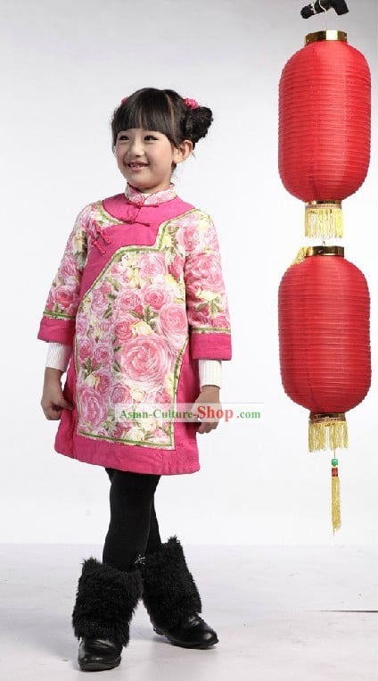 Chinese Spring Festival Costumes for Kids