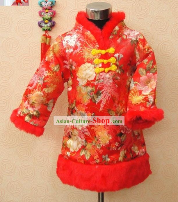 Traditional Chinese Kids Birthday Celebration Dress