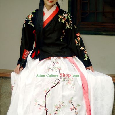 Traditional Ming Dynasty Embroidered Hanfu Clothing for Women